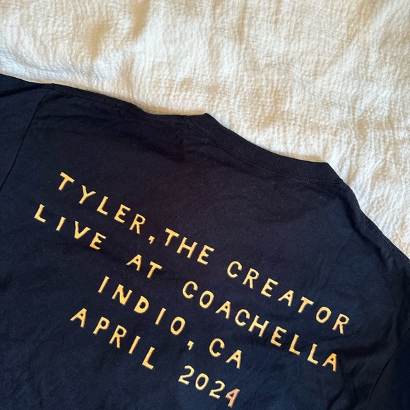 GOLF WANG Tyler the Creator Coachella 2024 Official Merch T-Shirt - Picture 5 of 5